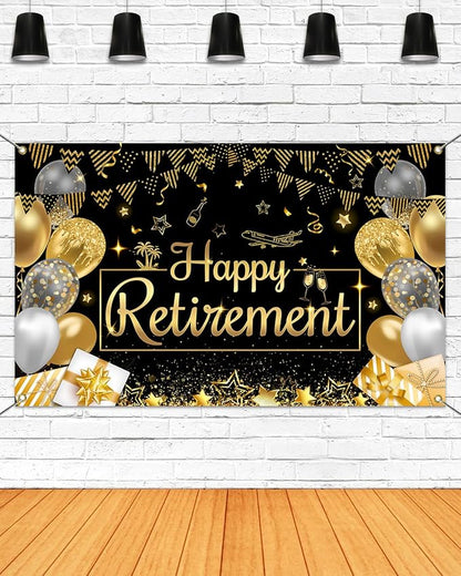 Mocsicka Happy Retirement Banner by Mocsicka