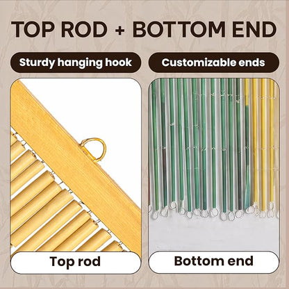 Summer Vibe Beaded Bamboo Curtain - Image 5