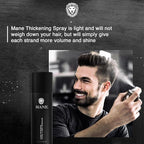 MANE Hair Thickening Spray & Root Touch Up, Seal & Control Combo Pack, Instantly Thicker Hair for Men & Women, Fill in Hairlines and Hide Thinning and Fine Patches - Blond, 12 Colors (6.76 oz)