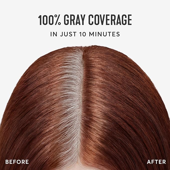 Madison Reed Root Perfection Permanent Root Touch Up, Red 6R Pesaro, 10 Minutes for 100% Gray Root Coverage, Ammonia-Free Hair Dye, Two Applications