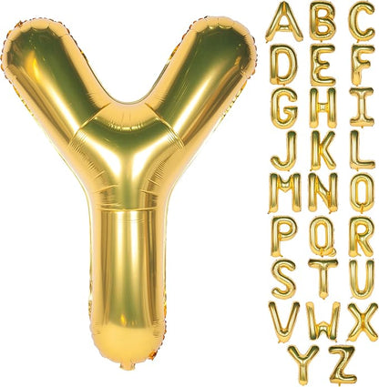 Letter Balloons 40 Inch Giant Jumbo Helium Foil Mylar Gold Y | by Exquisitehighqualitypartydecorationstomeetyoureveryneed%EF%BC%81