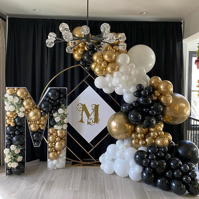 100 Pack Black Balloons 12 inch, Graduation, Baby Shower Party Decorations - Image 5