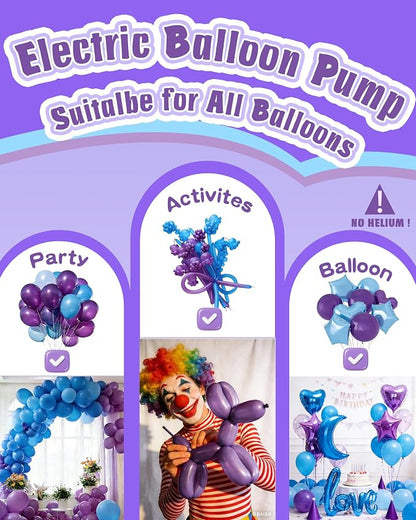 Portable Balloon Pump Electric, Rechargeable Cordless Balloon Pump Inflator - Image 4