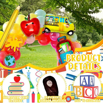 16 Pcs Back to School Party Balloons Sets - Image 3