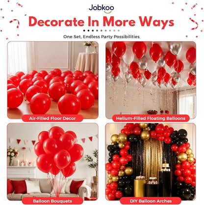 Jobkoo Red Balloons 12 Inch - Image 4