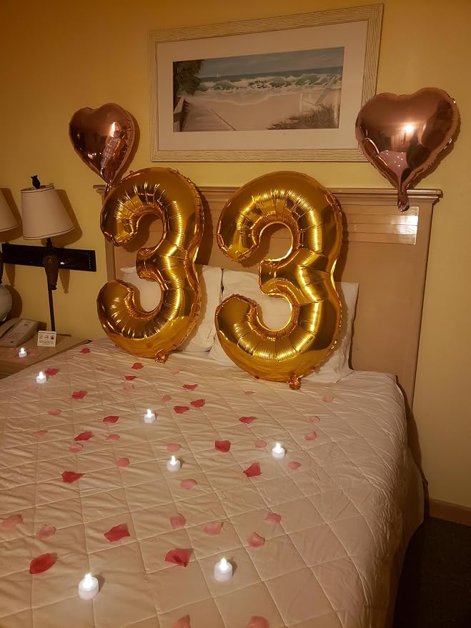Number Balloons Gold 13 Balloon 40 inch - Image 3