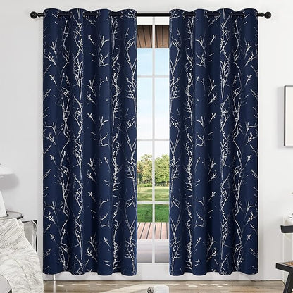 Deconovo Living Room Curtains 84 Inches Long, Thermal Insulated, Room Darkening - Image 2