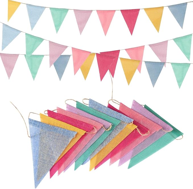 Pennant Banner Flags Pastel by GREATRIL