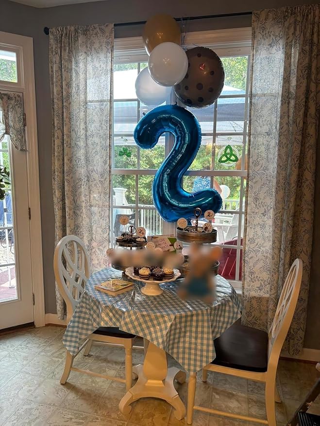 Number Balloons 2 Balloon 40 inch Dark Blue - Image 4