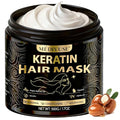Deep Conditioning Hair Mask - Keratin Mask with Argan Oil - Giant 500ML Size Jojoba Oil Natural Hydrating Repair Hair for Damaged Frizzy Dry Hair Treatment - Fits All Hair Types (17 oz), Argan Oil