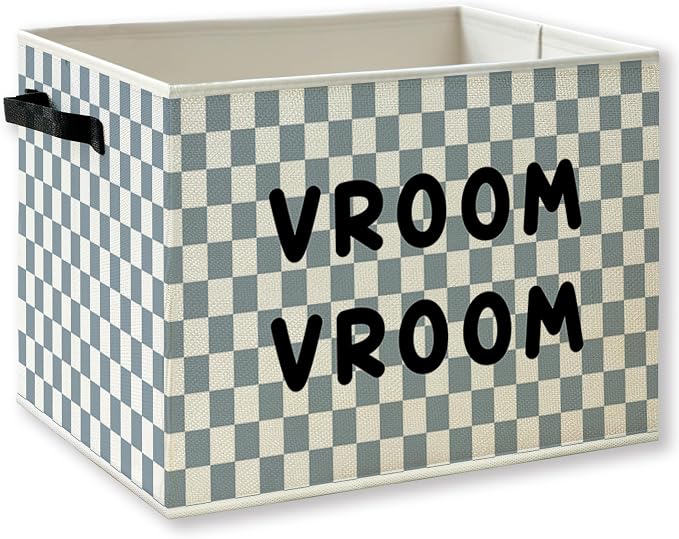 Race Car Boy Nursery Foldable Storage Bins Box by KSDUT