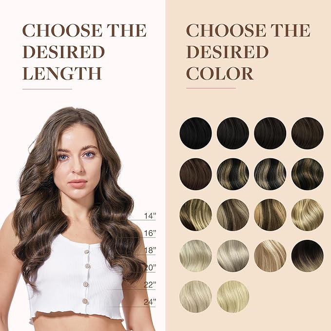 GOO GOO Clip in Hair Extensions Real Human Hair, Remy Human Hair Extensions Clip ins for Women, Natural Human Hair, 24inch 140g 7Pcs, #2/6/2 Balayage Dark Brown to Chestnut Brown