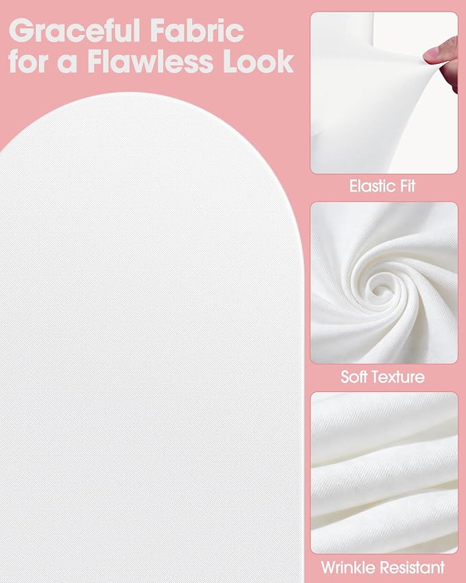 Pureegg Arch Backdrop Stand and Cover Set, 7.2 ft, Celebrations, Easy Assembly - Image 3