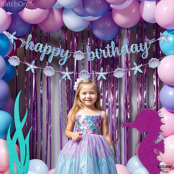 KatchOn Blue Happy Birthday Banner 10 Feet - Image 4
