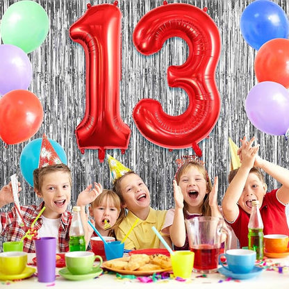 13 Balloon Numbers, Large 13 or 31 Foil Balloons, Big Number Balloon 40 Inch - Image 3
