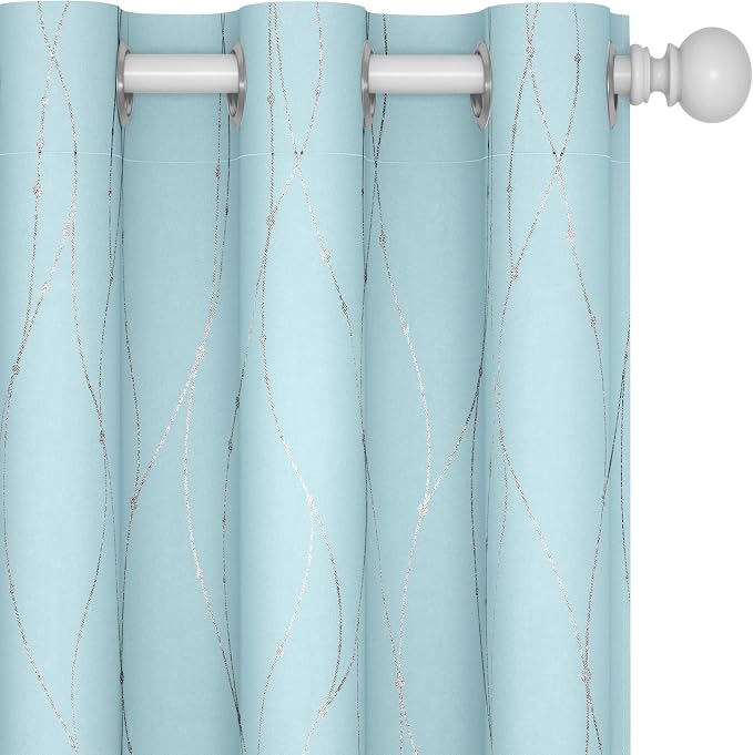 Deconovo Living Room Curtains 54 Inches Long, Thermal Insulated, Room Darkening by Unknown