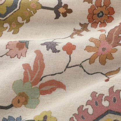 Boho Floral 100% Grommet Blackout Curtains 63 Inch 2 Panels | Colorful Bohemian - Image 4