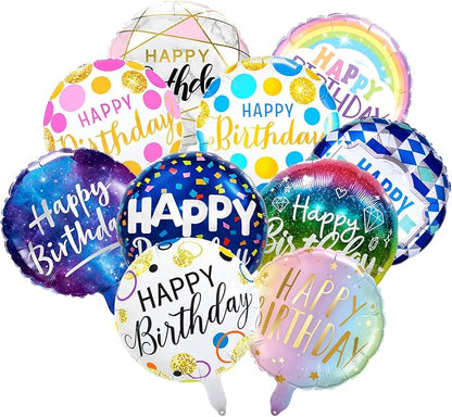 10 Pcs Happy Birthday Balloons - Image 2