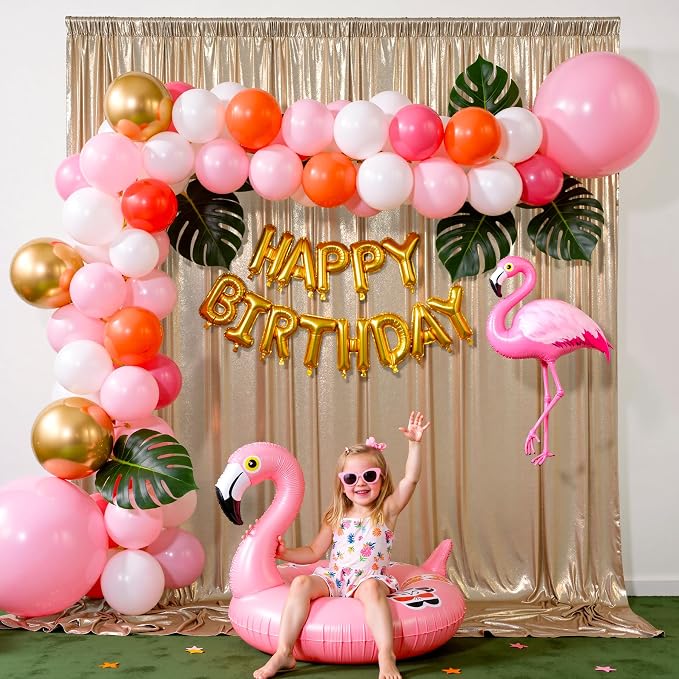 40ftx10ft Shimmer Champagne Sequin Backdrop Curtain - Image 8