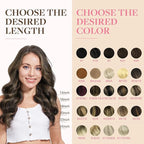 GOO GOO Tape in Hair Extensions Human Hair, 1B/19/1B Natural Black to Light Blonde, 18inch 50g 20pcs, Skin Weft Seamless Invisible, Silky Straight with Thick Ends, Remy Human Hair