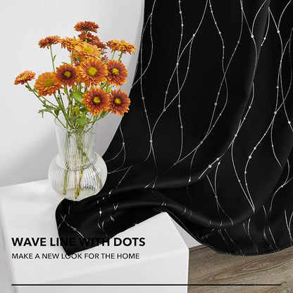 Deconovo Blackout Back Tab Curtains - Image 5
