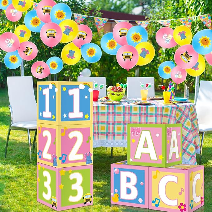 30Pcs Party Decorations English Teacher ABC Alphabet 123 Party Favor Boxes - Image 7