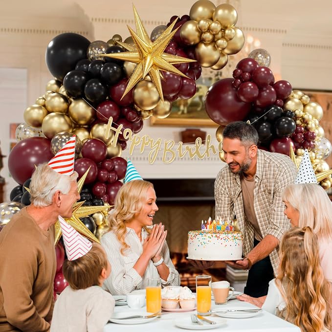 Burgundy Balloon Arch Garland Kit - Image 5