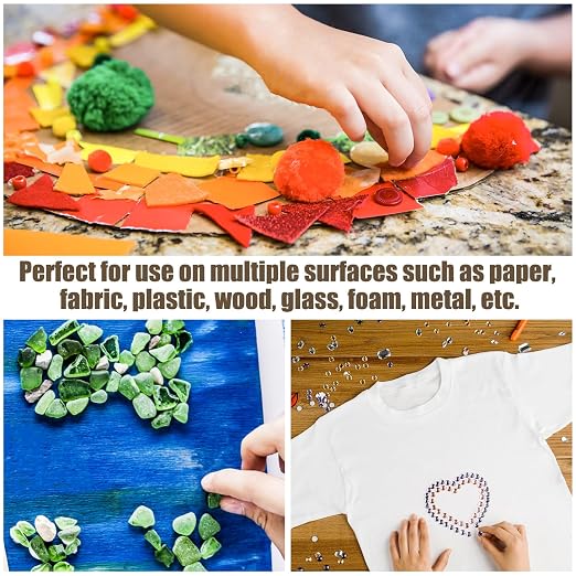 Briartw 900 Pcs 3/16in & 900 Pcs 1/8in Clear Mini Glue Point Dots, Ultra Thin - Image 4