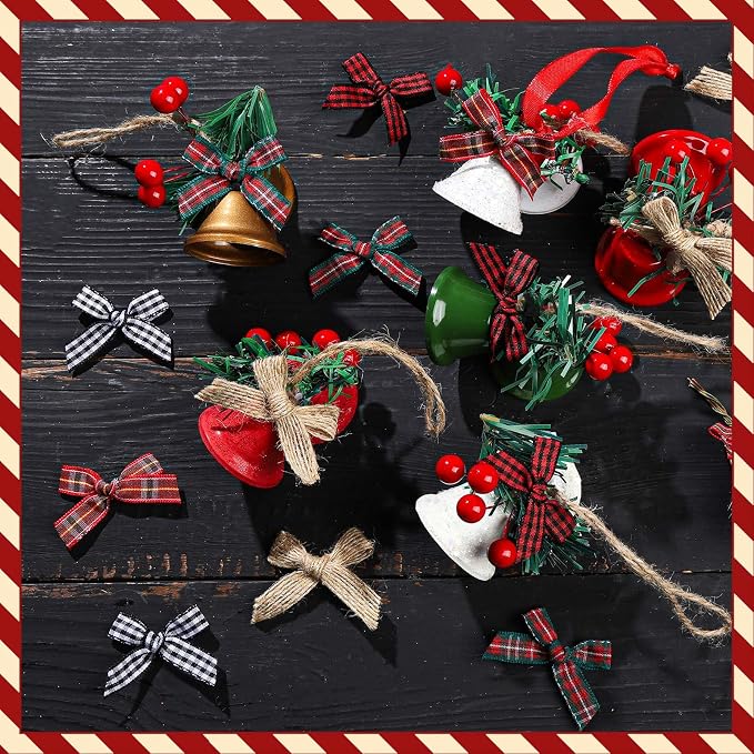 YGDZ Mini Christmas Bows, Small Bows - Image 2