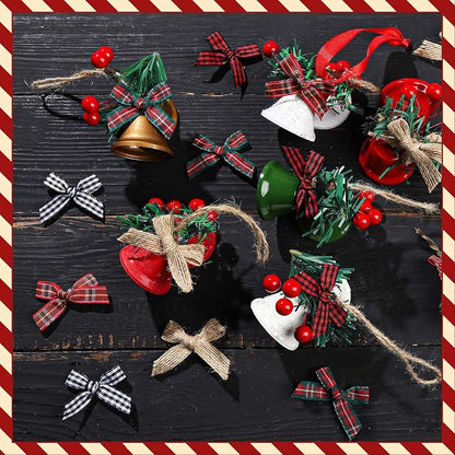 YGDZ Mini Christmas Bows, Small Bows - Image 2
