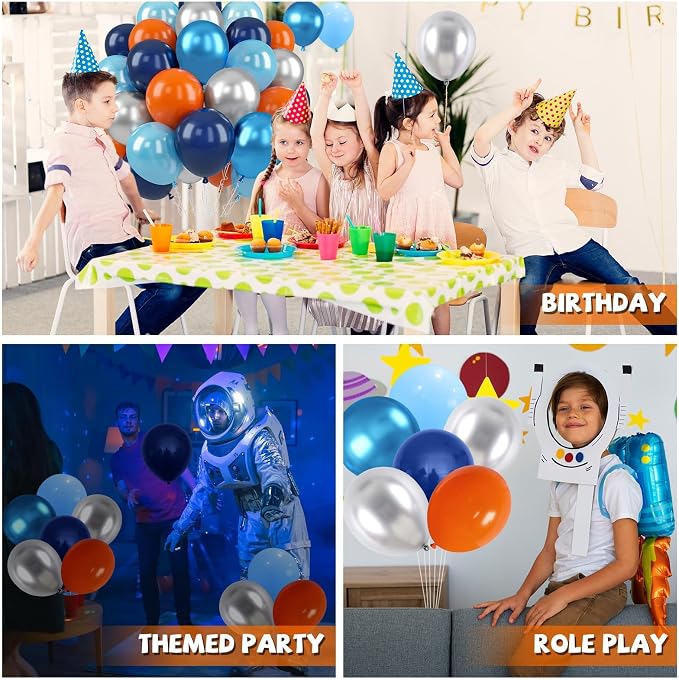 Paready Blue and Orange Balloons - Image 4