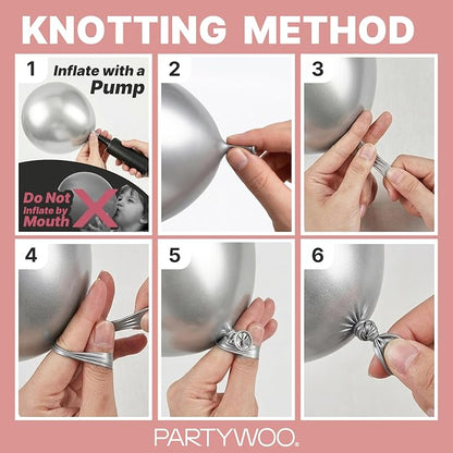 PartyWoo Dusty Pink Balloons 100pcs Dusty Rose Boho Netural Pink Color | 36 18 - Image 7