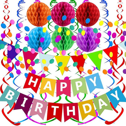 Fecedy Happy Birthday Banner by FECEDY