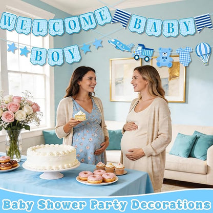 Baby Boy Baby Shower Banner - Image 3