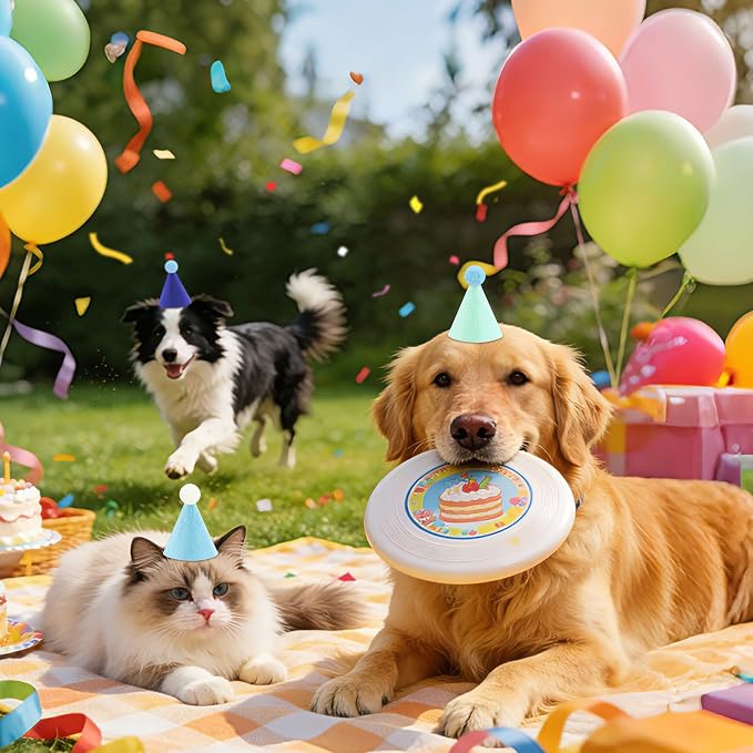 CANREVEL Mini Party Hats for Stuffed Animals Headwear, Birthday Hats - Image 6