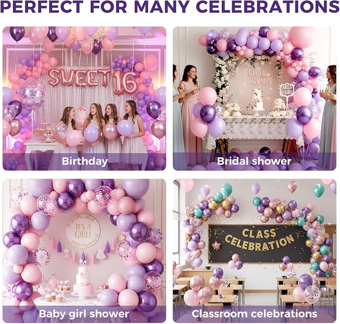 LovesTown Pink and Purple Balloons - Image 5