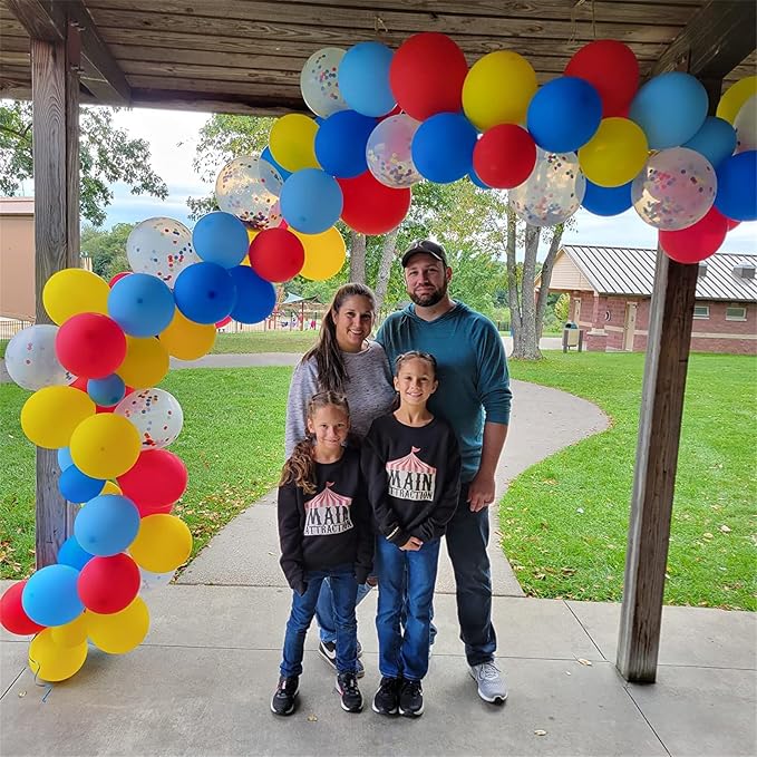 Balloons Red Blue Yellow, 12 Inch Primary Color Helium Balloons - Image 6