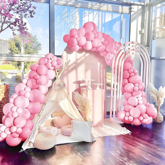 200 Pieces Light Pink Balloons Pastel Pink Balloons Garland Kit Baby Pink - Image 5