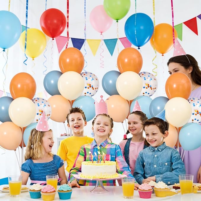 4 Sets Blue and Orange Balloons Stand Kit - Image 6