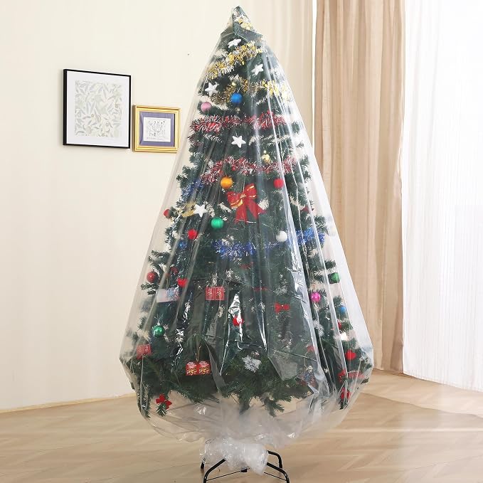 Christmas Tree Disposal Bag, Jumbo Heavy Duty Plastic Xmas Tree Removal Bag - Image 5
