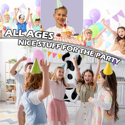 40 Inch Cow Print Number 1 Balloons, Birthday Party Aluminum Foil Balloon - Image 7