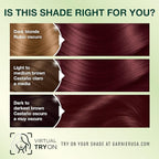 Garnier Hair Color Nutrisse Nourishing Creme, 56 Rich Auburn (Sangria) Permanent Hair Dye, 2 Count (Packaging May Vary)