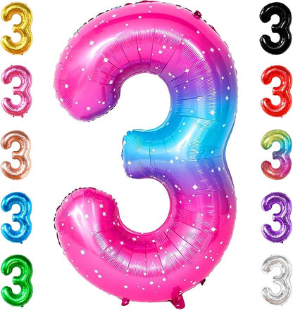 KatchOn, Rainbow 40 Inch 3 Balloon by KatchOn