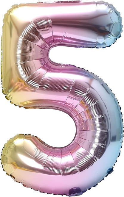 YPSelected 32 Inch Large Foil Helium Number Balloon Birthday Wedding Party 0-9 by YPSelected