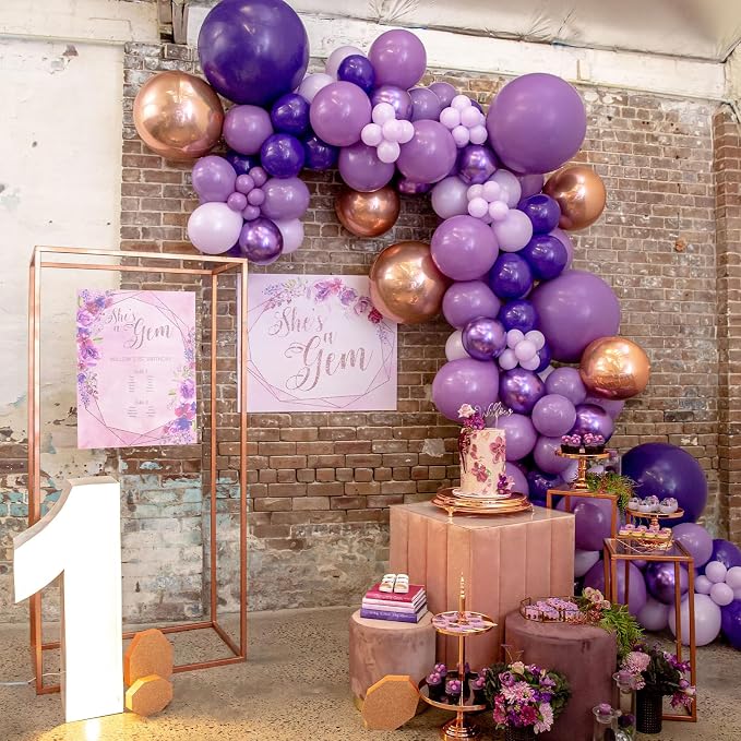 PartyWoo Dark Purple Balloons 50pcs Royal Purple Color 12 Inch | Balloons - Image 6