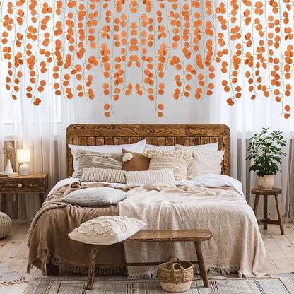 86 Feet 12 Strands Artificial Eucalyptus Leaf Plants Fall Garland Vine Hanging - Image 5