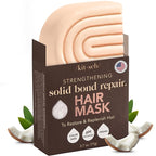 Kitsch Bond Repair Hair Mask – Strengthening Bond Repair Hair Treatment to Restore and Replenish - Hair Mask for Damaged Hair & Dry - Solid Hair Care for All Hair Types - Made in USA - 2.7 oz