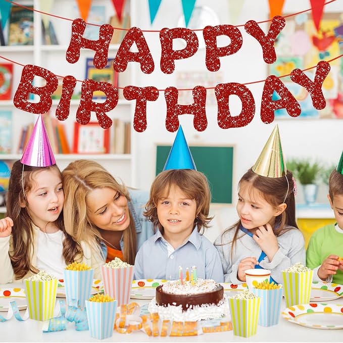 116PCS DIY Banner Customizable Birthday Banners Graduation Banner Custom Party - Image 6