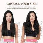 GOO GOO Clip in Hair Extensions Real Human Hair, Remy Human Hair Extensions Clip ins for Women, Natural Human Hair, 22inch 120g 7Pcs, 1B Natural black