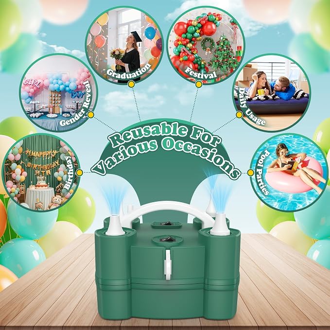 LooLaa Balloon Pump 4-in-1 Electric Balloon Inflator - Image 9